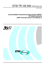 Standard ETSI TR 125942-V4.0.0 30.9.2001 preview