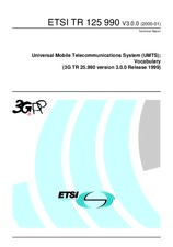 Standard ETSI TR 125990-V3.0.0 28.1.2000 preview