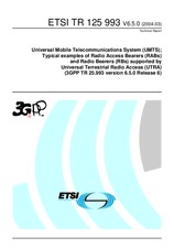Standard ETSI TR 125993-V6.5.0 14.5.2004 preview