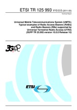 Standard ETSI TR 125993-V10.0.0 9.5.2011 preview