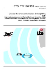 Standard ETSI TR 126903-V9.0.0 14.4.2010 preview