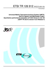 Standard ETSI TR 126912-V4.0.0 31.3.2001 preview