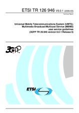 Standard ETSI TR 126946-V6.0.1 31.3.2006 preview