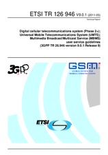 WITHDRAWN ETSI TR 126946-V9.0.0 18.1.2010 preview