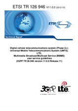 Standard ETSI TR 126946-V11.0.0 16.10.2012 preview