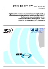 Standard ETSI TR 126975-V7.0.0 30.6.2007 preview