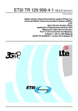 Standard ETSI TR 129998-4-1-V9.0.0 27.1.2010 preview