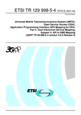Standard ETSI TR 129998-5-4-V4.0.0 26.7.2001 preview