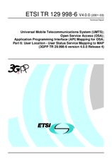 Standard ETSI TR 129998-6-V4.0.0 31.3.2001 preview