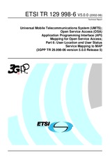 Standard ETSI TR 129998-6-V5.0.0 27.6.2002 preview