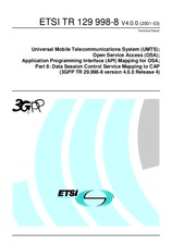 Standard ETSI TR 129998-8-V4.0.0 31.3.2001 preview