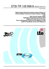 Standard ETSI TR 129998-8-V9.0.0 27.1.2010 preview