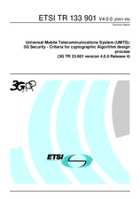 Standard ETSI TR 133901-V4.0.0 30.9.2001 preview