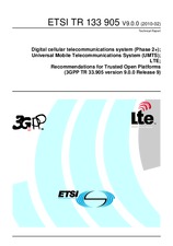 Standard ETSI TR 133905-V9.0.0 8.2.2010 preview