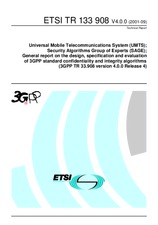 Standard ETSI TR 133908-V4.0.0 30.9.2001 preview