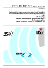 Standard ETSI TR 133919-V10.0.0 15.4.2011 preview