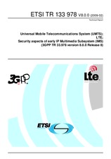 WITHDRAWN ETSI TR 133978-V8.0.0 3.2.2009 preview