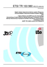 Standard ETSI TR 133980-V8.0.0 3.2.2009 preview