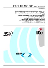 Standard ETSI TR 133980-V9.0.0 29.1.2010 preview