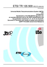 Standard ETSI TR 135909-V8.0.0 3.2.2009 preview