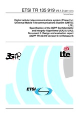 Standard ETSI TR 135919-V9.1.0 14.1.2011 preview