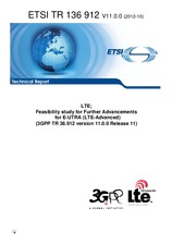 Standard ETSI TR 136912-V11.0.0 2.10.2012 preview