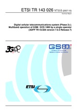 Preview ETSI TR 143026-V7.0.0 17.10.2007