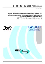 Standard ETSI TR 143058-V4.0.0 31.3.2001 preview