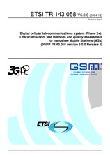 Standard ETSI TR 143058-V6.0.0 31.12.2004 preview