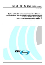 Standard ETSI TR 143058-V8.0.0 28.1.2009 preview