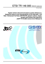Standard ETSI TR 146085-V8.0.0 17.2.2009 preview