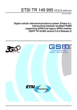 Standard ETSI TR 149995-V5.0.0 30.4.2005 preview
