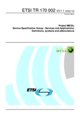 Preview ETSI TR 170002-V3.1.1 2.12.2002