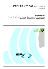 Standard ETSI TR 170002-V3.1.1 2.12.2002 preview