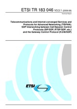 Standard ETSI TR 183046-V3.3.1 7.8.2009 preview