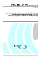 Standard ETSI TR 183056-V2.1.1 3.2.2009 preview