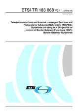 Standard ETSI TR 183068-V3.1.1 12.8.2009 preview