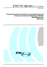Standard ETSI TR 188004-V1.1.1 31.5.2005 preview