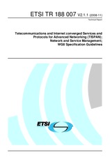 Standard ETSI TR 188007-V2.1.1 7.11.2008 preview