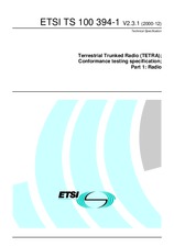 Preview ETSI TS 100394-1-V2.2.1 20.9.2000