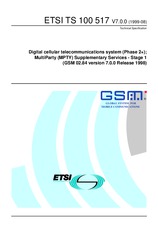 Standard ETSI TS 100517-V7.0.0 13.8.1999 preview