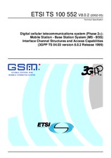 Preview ETSI TS 100552-V8.0.1 4.9.2001