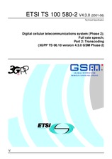 Standard ETSI TS 100580-2-V4.3.0 4.9.2001 preview