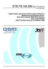 Standard ETSI TS 100590-V8.11.0 11.1.2002 preview