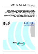 Standard ETSI TS 100605-V6.2.0 29.5.2001 preview
