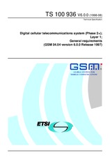 Standard ETSI TS 100936-V6.0.0 31.8.1998 preview