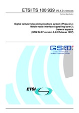Standard ETSI TS 100939-V6.4.0 30.8.1999 preview