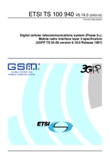 Standard ETSI TS 100940-V6.18.0 26.2.2002 preview