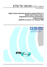 Standard ETSI TS 100941-V7.0.1 30.7.1999 preview