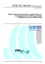 Standard ETSI TS 100974-V7.5.0 25.7.2000 preview